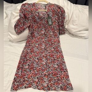 Allsaints Malie Wilde Floral Mini Dress